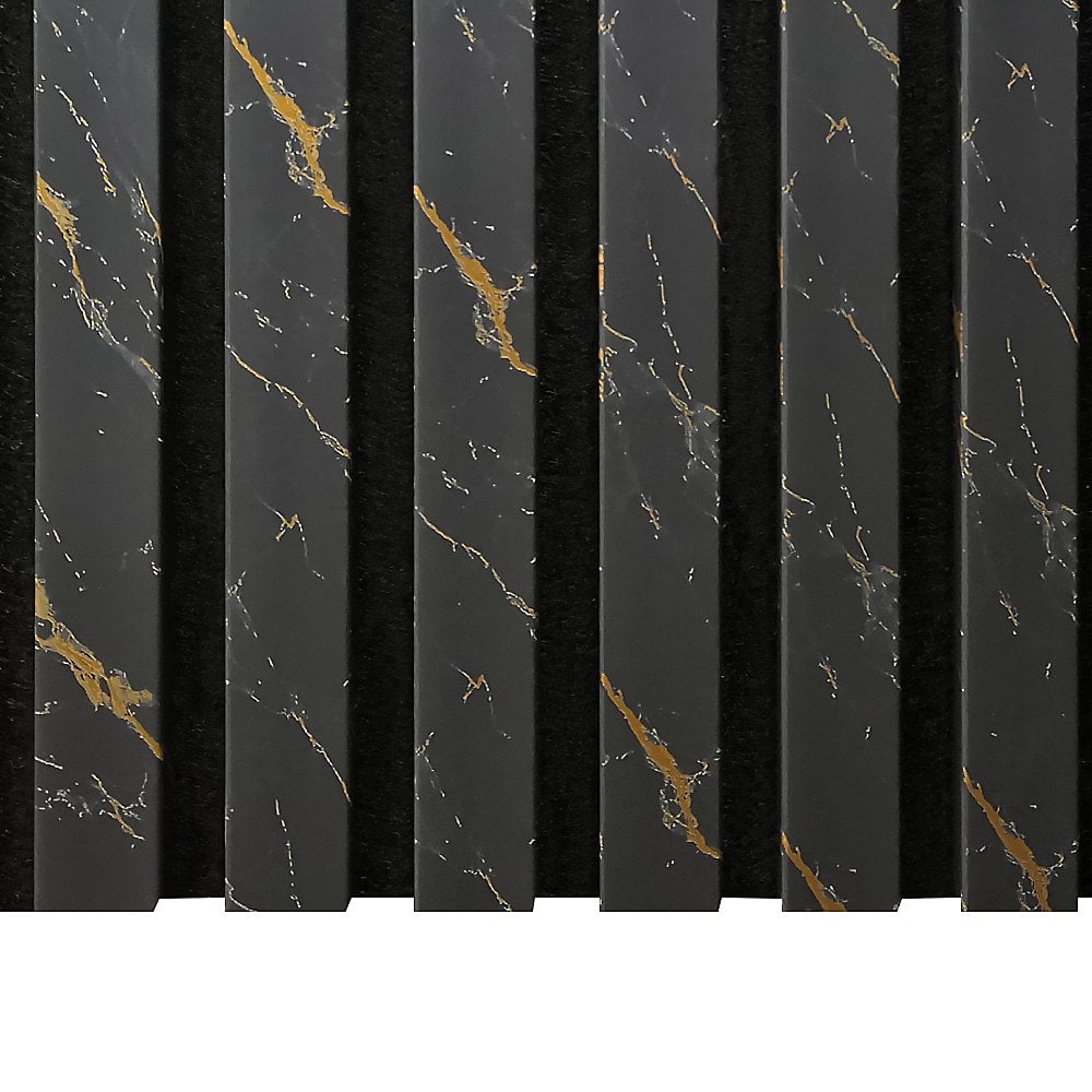 Acoustic Wall Panels - Black & Gold Marble - Image 3